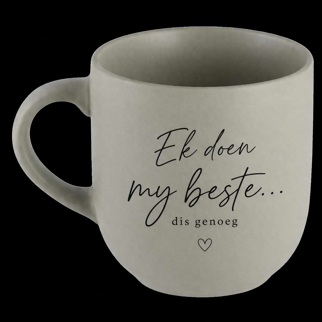 Ek doen my beste… dis genoeg | Mug
